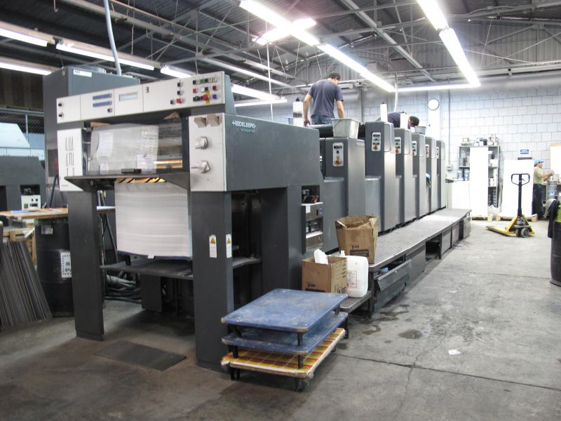 Image of used Heidelberg Speedmaster 74-5-P-H-L printing press