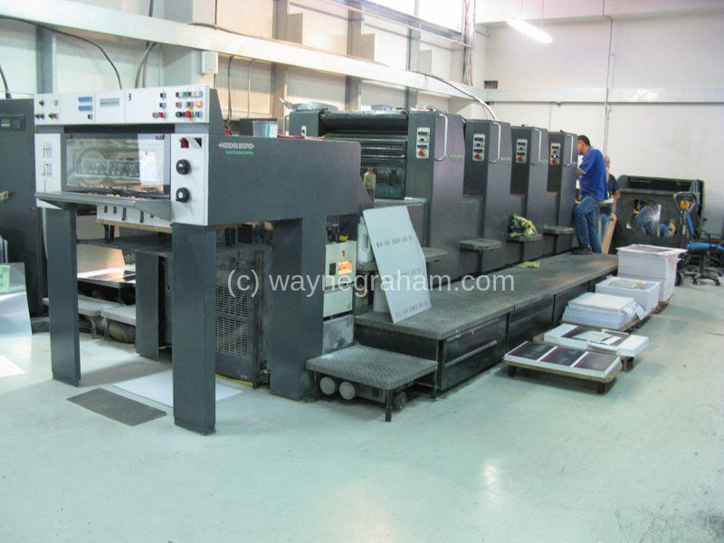 Image of Used Heidelberg Speedmaster 74-4-P-H Four Colour Printing Press