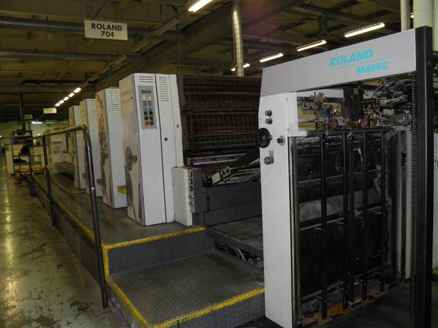 Image of used Roland 704 3B TLV printing press