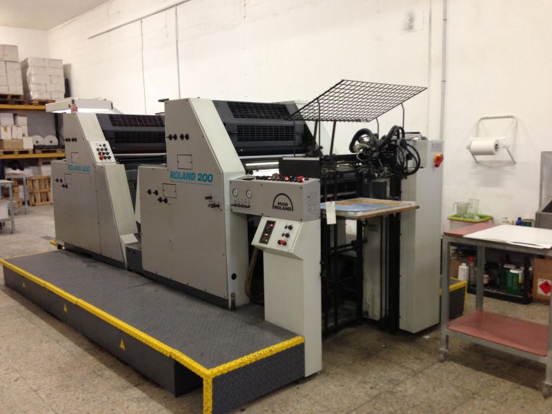 Image of used Roland 204 TOB printing press