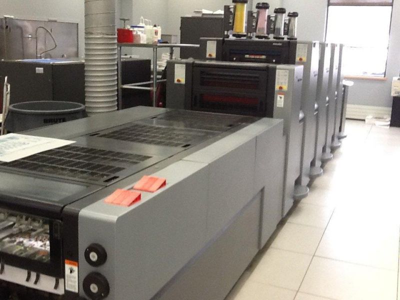 Image of Used Heidelberg SM 52-4-L Four Colour Printing Press With Coater For Sale