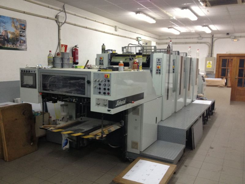 Image of used Sakurai Oliver 472 EDII printing press