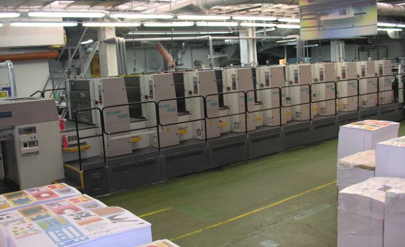 Image of used Roland 710 3B printing press