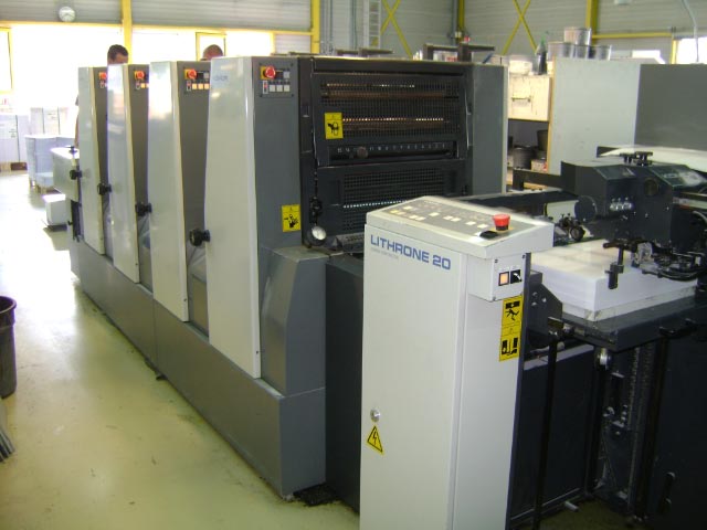 Image of used Komori Lithrone 420 printing press