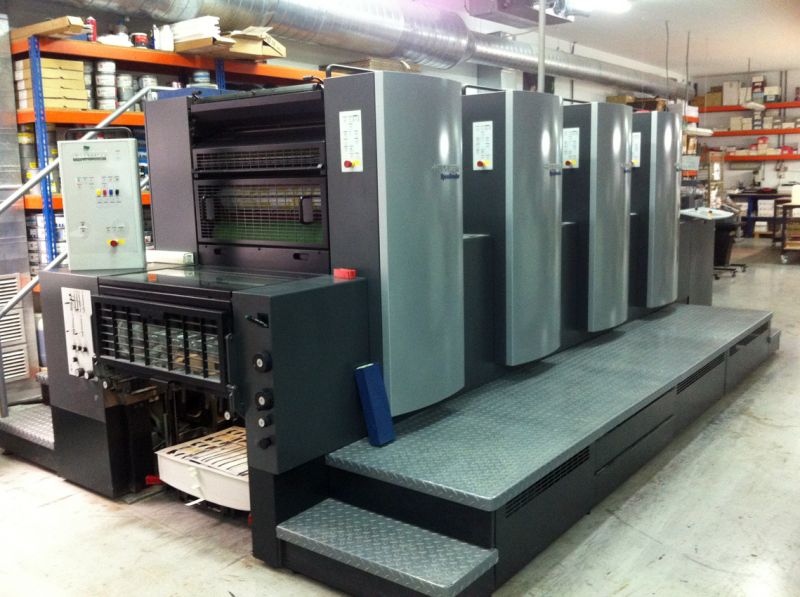 Image of used Heidelberg Speedmaster 74-4 printing press