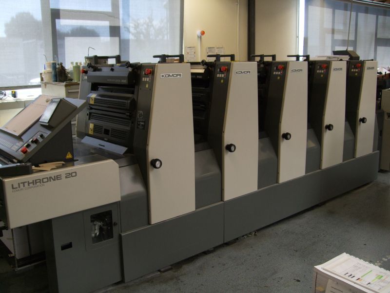 Image of used Komori Lithrone 520 printing press