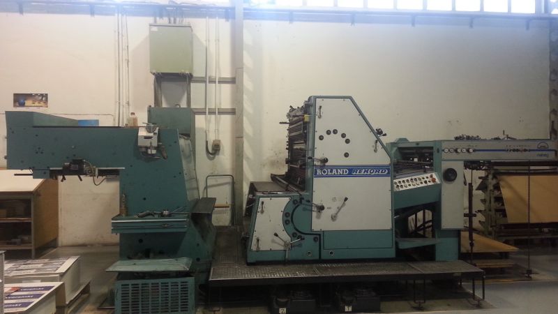 Image of Used Roland Rekord RZK 3B Two Colour Printing Press For Sale