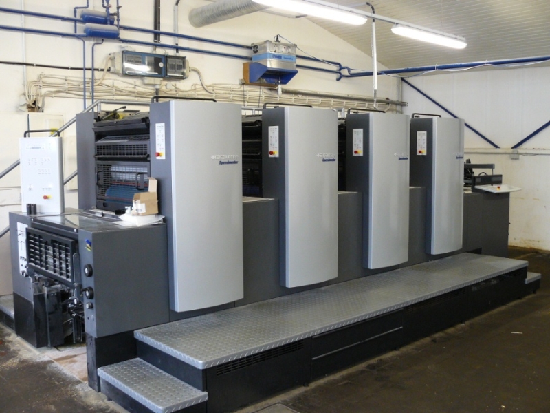 Image of used Heidelberg Speedmaster 74-4 printing press