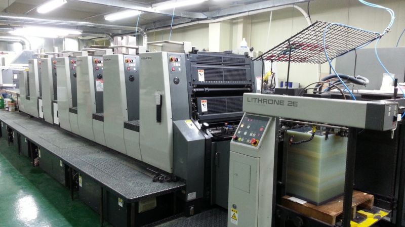 Image of used Komori Lithrone 626+C printing press