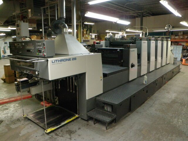 Image of used Komori Lithrone 528+C printing press