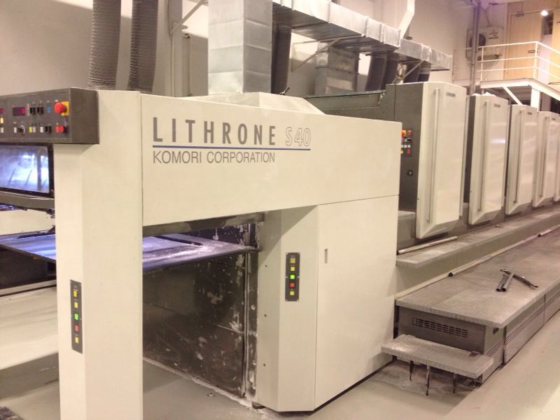 Image of used Komori Lithrone S 640 printing press