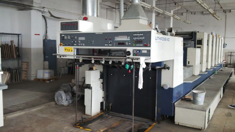 Image of used Komori Lithrone 640+C printing press