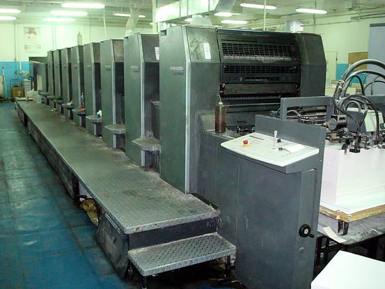 Image of used Heidelberg Speedmaster 74-8-P-H-LX printing press