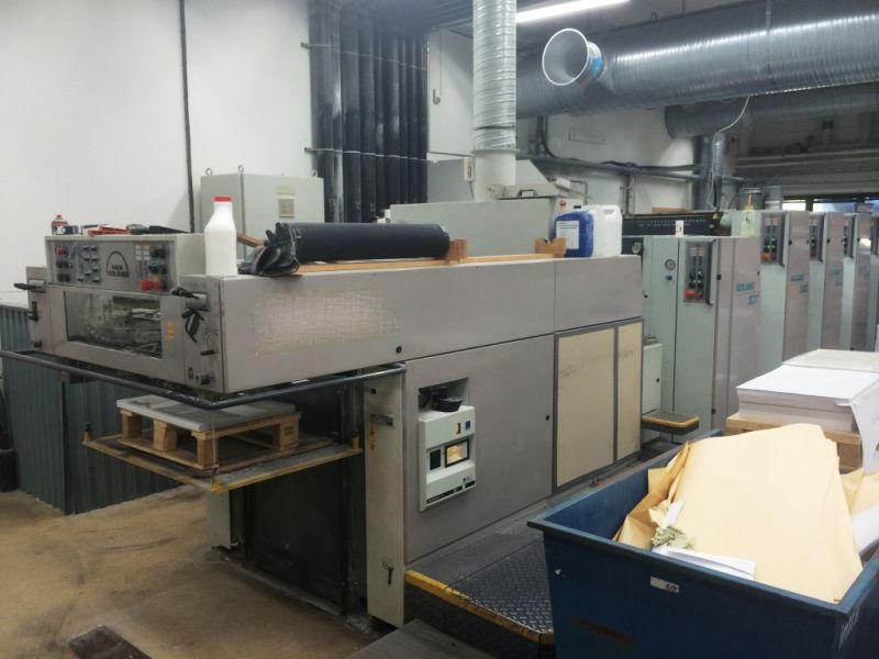 Image of Used Roland 304 HOB+L Four Colour Printing Press With Coater For Sale