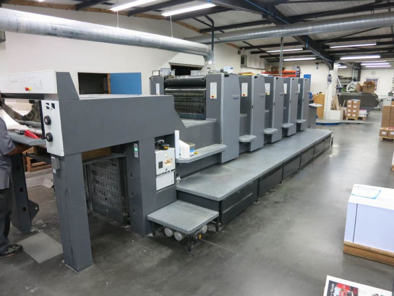 Image of used Heidelberg Speedmaster 74-5-H printing press