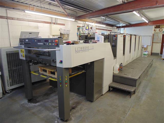 Image of used Komori Lithrone S 529 printing press