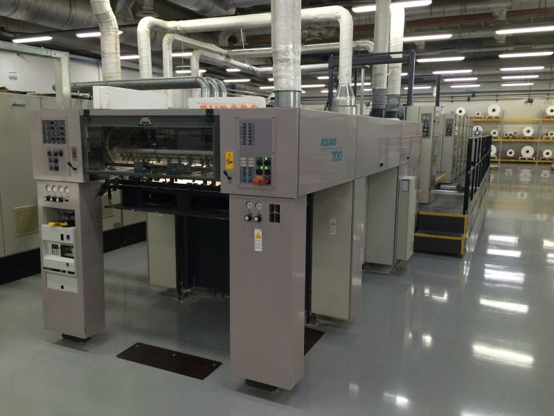 Image of used Roland 705 3B LTTL printing press