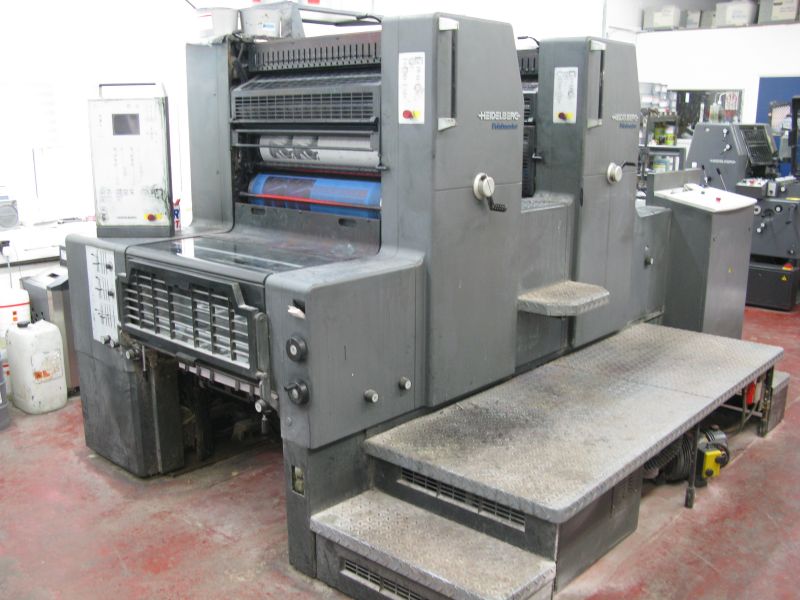 Image of used Heidelberg Printmaster 74-2 printing press