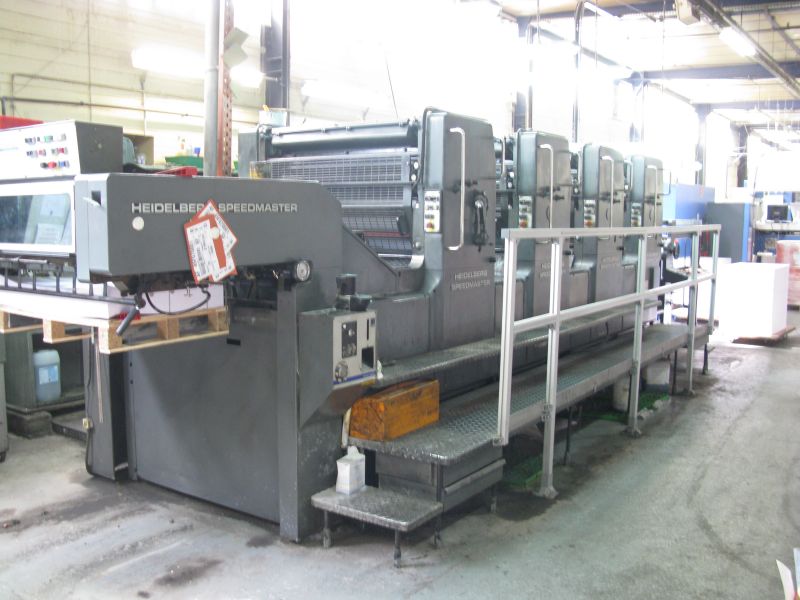 Image of Used Heidelberg SM 102 VP - Four Colour Printing Press