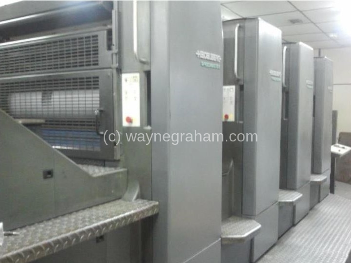 Image of used Heidelberg SM 102-4 Four Colour Printing Press For Sale