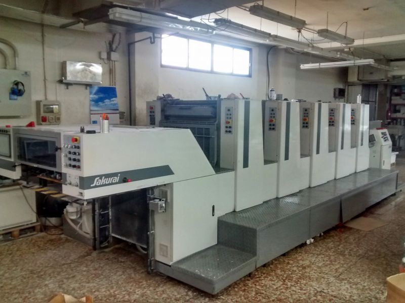 Image of used Sakurai Oliver 572 EDII printing press
