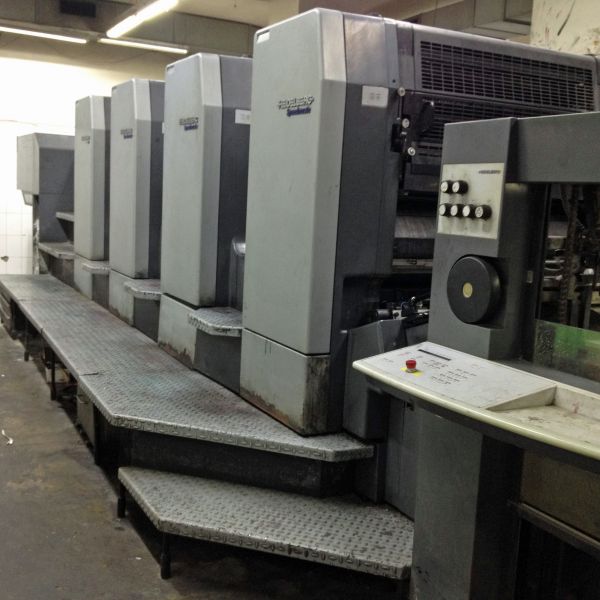 Image of used Heidelberg Speedmaster 102-4-P printing press