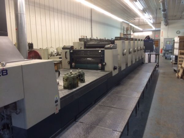 Image of Used Komori Lithrone 628+C Printing Press For Sale