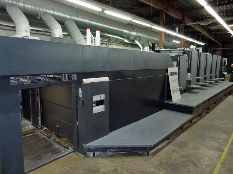 Image of Used Heidelberg SM CD 102-5-LX Five Colour Printing Press With Coater