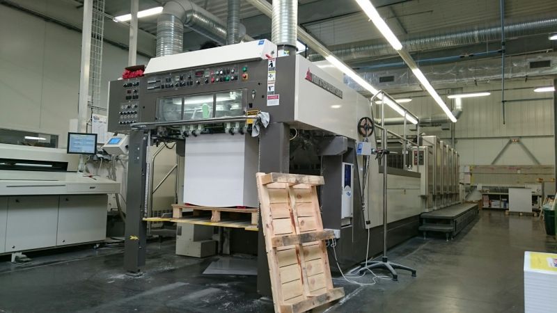 Image of Used Mitsubishi Diamond 3000 LS-5+L Five Color Printing Press with Coater For Sale