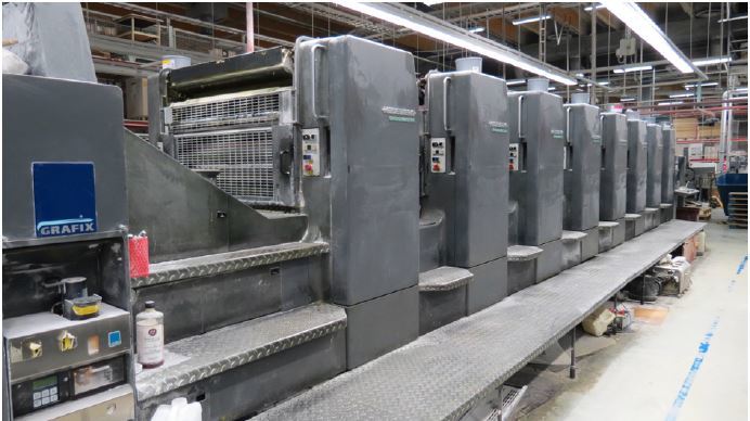 Image of Used Heidelberg Speedmaster 102-8-P Eight Colour Printing Press For Sale