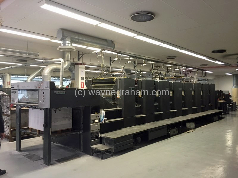 Image of Used Heidelberg Speedmaster 102-8-P Eight Colour Printing Press For Sale