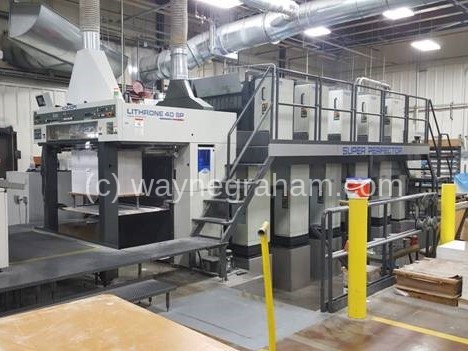 Image of Used Komori Lithrone 540 SP Ten Colour Printing Press For Sale