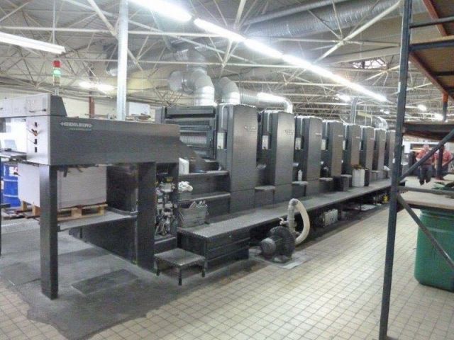 Image of Used Heidelberg Speedmaster 102-8-P Eight Colour Printing Press For Sale