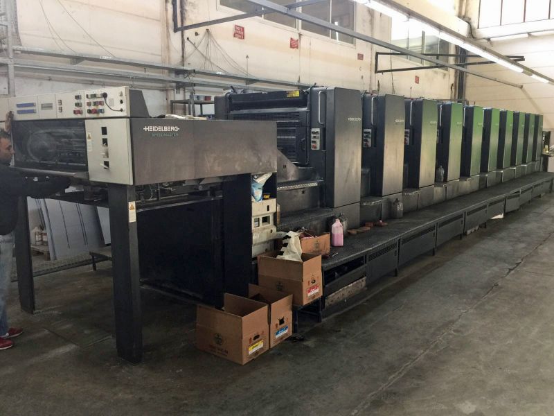 Image of Used Heidelberg Speedmaster 102-10-P Ten Colour Printing Press For Sale