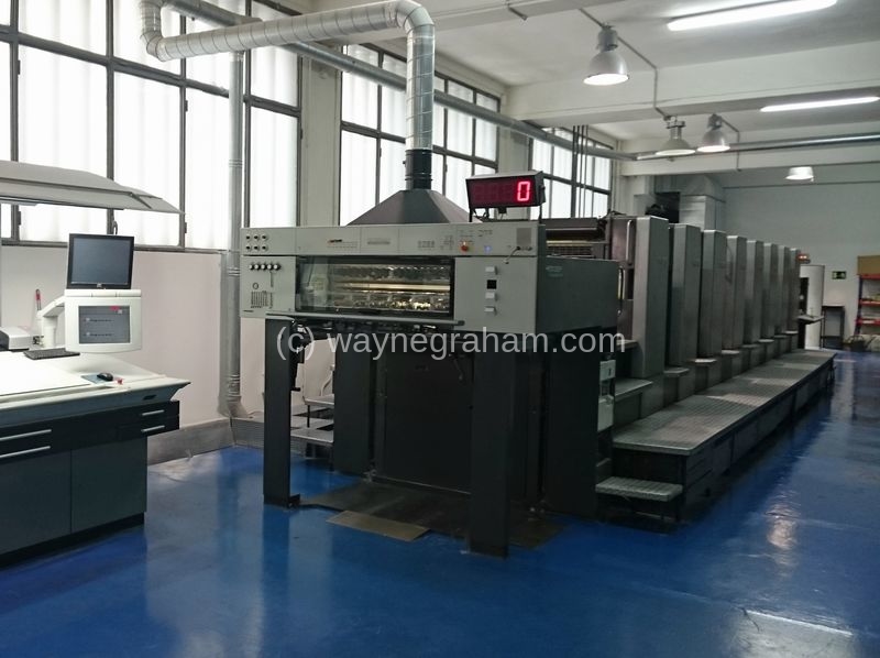 Image of Used Heidelberg Speedmaster 102-8-P Eight Colour Printing Press For Sale