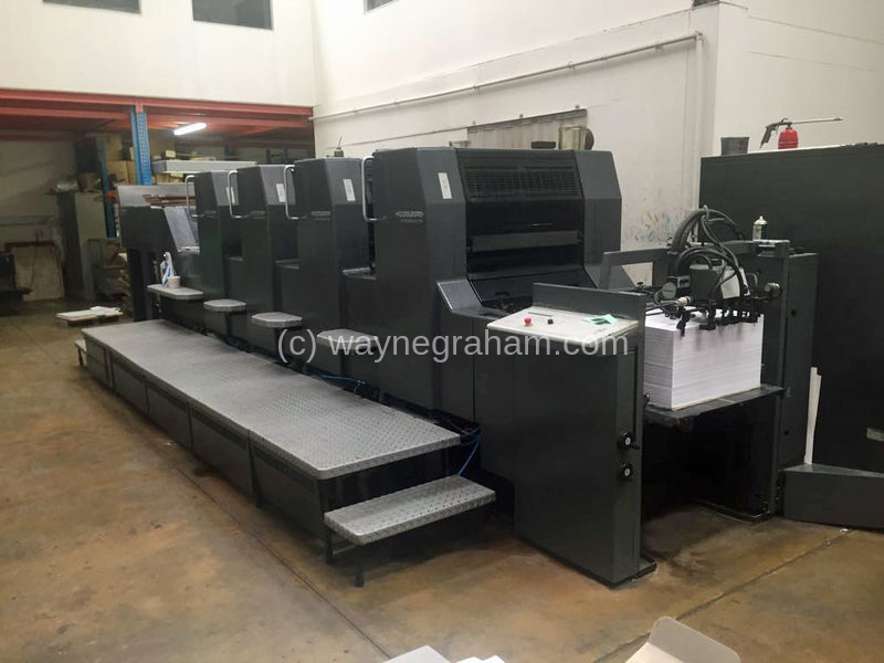 Image of Used Heidelberg Speedmaster 74-4-P-H Four Colour Printing Press