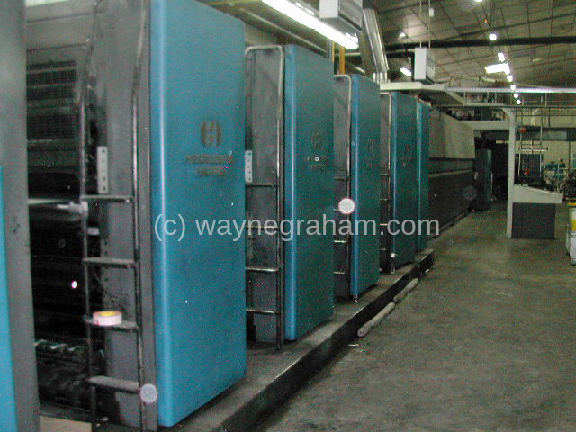 Image of Used Heidelberg Harris M600 Four Print Unit Commercial Web Press