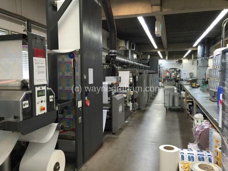 Image of Used Drent VSOP 520 Six Colour Web Labels Press