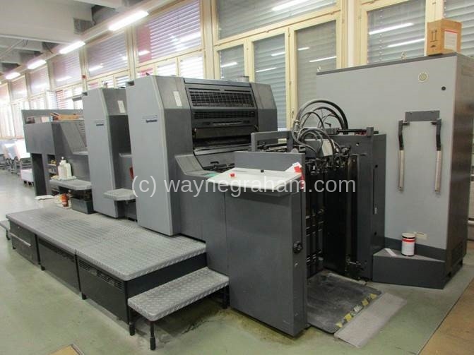 Image of Used Heidelberg Speedmaster 74-2-P-H Two Colour Printing Press