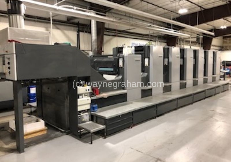 Image of Used Heidelberg Speedmaster CD 102-6-L Six Colour Printing Press With Coating Unit