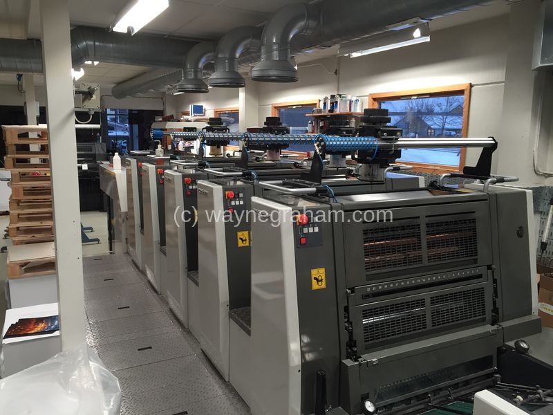 Image of Used Komori Lithrone S 529 Five Colour Printing Press