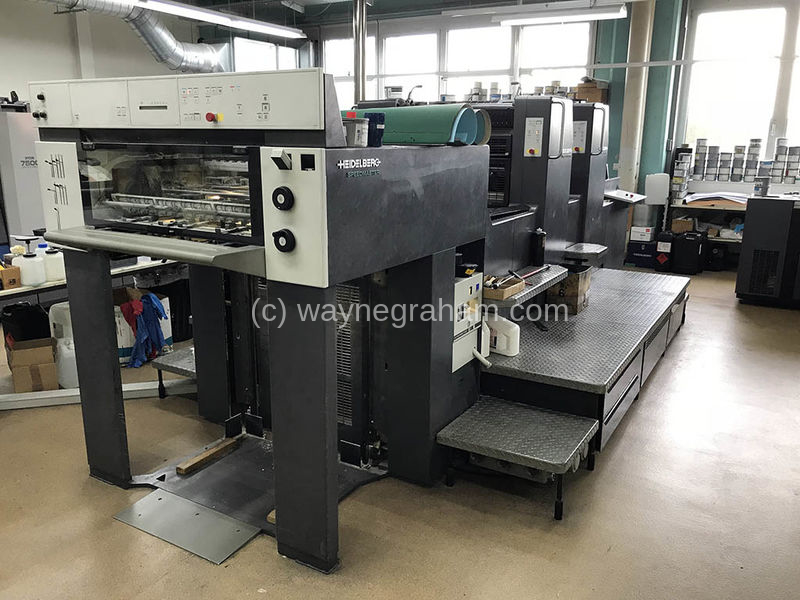 Image of Used Heidelberg Speedmaster 74-2-P-H Two Colour Printing Press