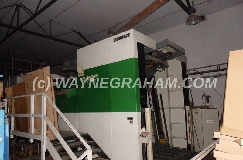 Image of used Bobst SPO 1600 ER Matic Corrugated Die Cutter for Sale - Year: 1995 - Ref: 31766