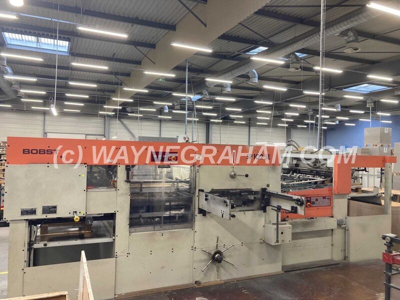 Image of used Bobst SP 102-SE Die Cutter For Sale - Year: 1992 - Ref: 31798 