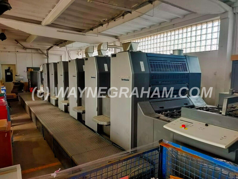 Image of used Heidelberg Speedmaster 74-6-P-H-LX - Six color printing press with Coater and Extended delivery for sale - Year: 2000 - Ref: 31813