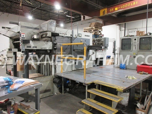 Image of used Bobst SP 102-BMA hot foil stamping machine - 16 Heat Zones, 3 Foil Unwinds -  For Sale - Ref: 31842 