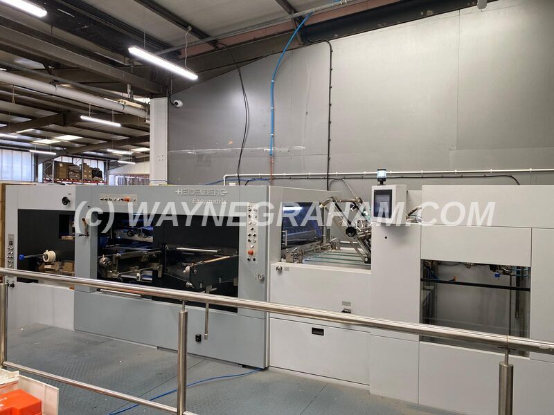 Image of used Heidelberg Easymatrix 106CS Die Cutter with Stripping and Non-Stop Feeder for Sale - Year: 2017
