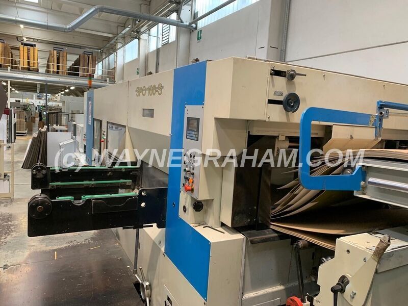 Image of a used Bobst SP0 160-S Corrugated Die Cutter available for sale - Year: 1996 - Ref: 31907