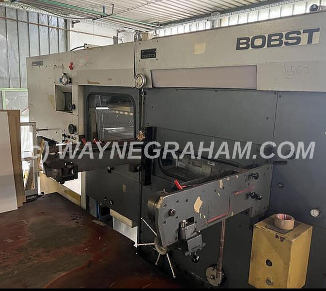 Image of used Bobst SP 130-E die cutting machine for sale - Year: 1985 - Reference: 31919
