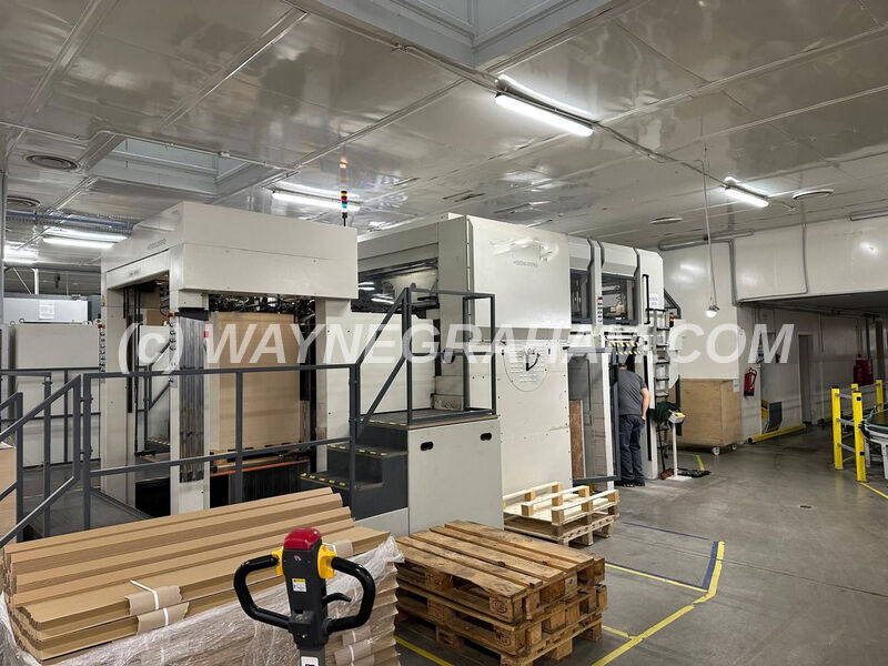 Image of a used Heidelberg Dymatrix 105CSB Die Cutter equipped with stripping and blanking units - Year: 2004 - Ref: 31942